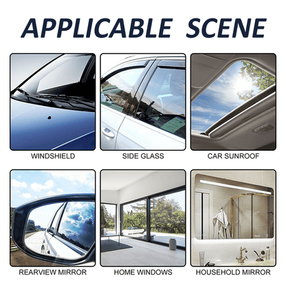Long-Lasting Anti-Fog Spray with Towel – Car Windshield & Window Defogging Agent, Improves Clarity of Glass, Mirrors & Helmets, 6.76oz