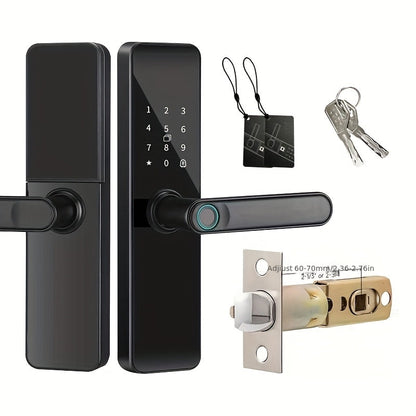 Smart Door Lock Fingerprint Keyless Entry – WiFi App Control, Numeric Keypad, Biometric Fingerprint, Wide-Angle Camera Option, 4-in-1 & 7-in-1 Models for Home, Rental, Office & Hotel