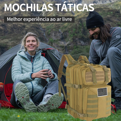 50L High Capacity Tactical Backpack Unisex – MOLLE Military Bag for Camping, Fishing, Hunting, Hiking & Travel – 13 Color Options Including Handbag & Storage Bag Variants