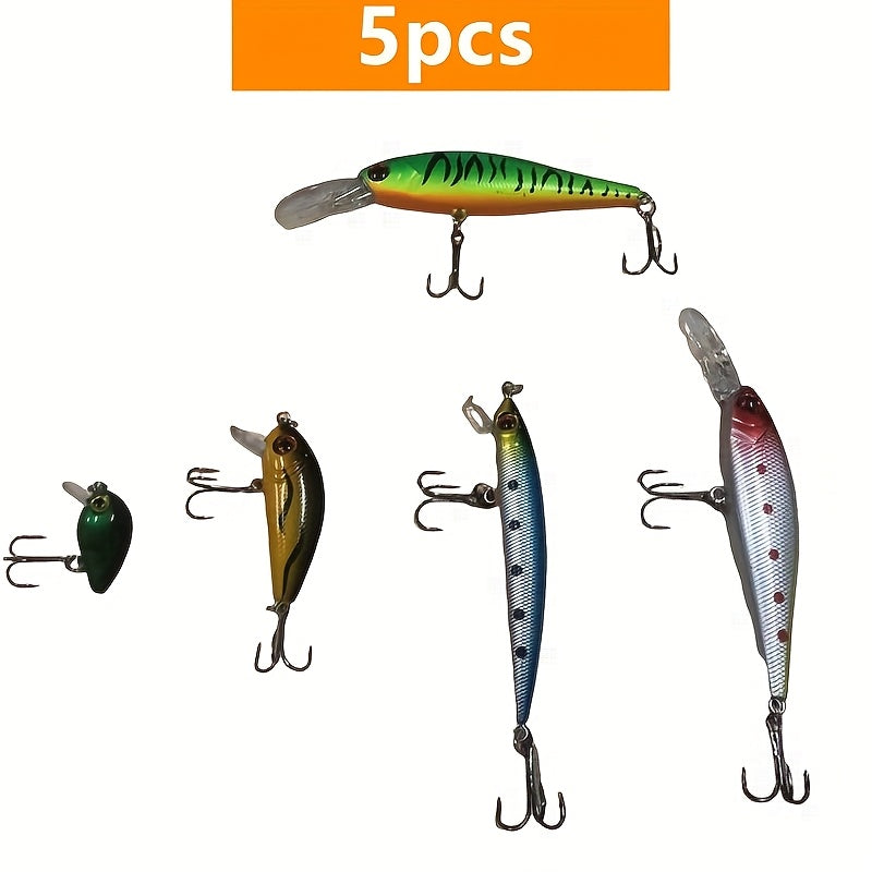 Fishing Lure Set Premium Swimbaits Spinnerbaits Hard Lures for Freshwater Saltwater - Realistic Minnow Baits Tackle Box Angler Gift