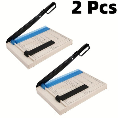 12 Inch Heavy-Duty Guillotine Paper Cutter Trimmer with Safety Guard Corner Rounder Precise Grid for Photos Cardstock Scrapbook Office Documents Craft Cutting Tool