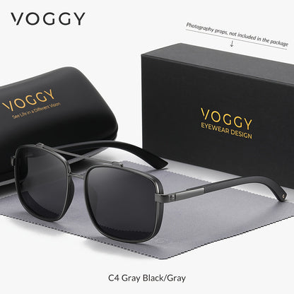 Retro Pilot Polarized Sunglasses Unisex Metal TR90 Frame UV Protection Aviator Style Driving Fishing Outdoor 5 Colors