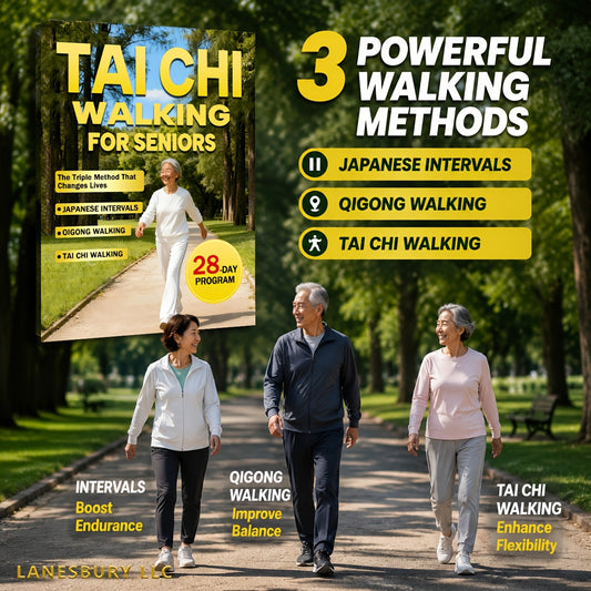 Tai Chi Walking for Seniors - Effortless Weight Loss & Gentle Care with the 28-Day Triple Method, Japanese Intervals & Qigong Walking, Low-Impact Fitness Guide for Older Adults