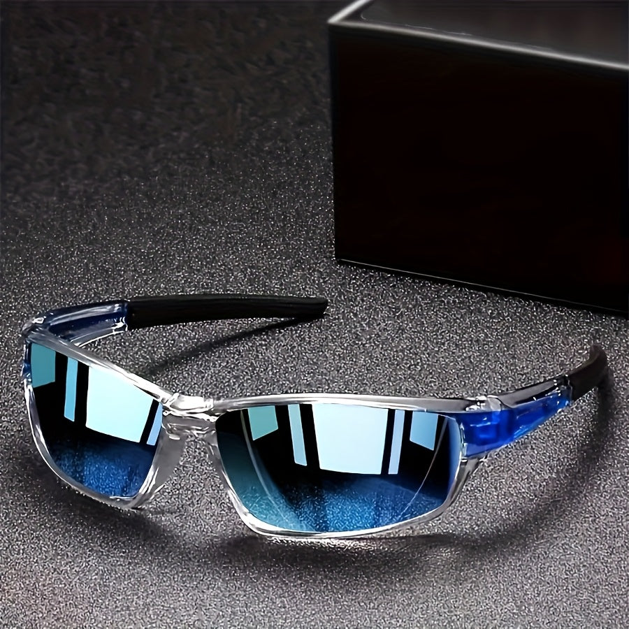 Polarized Wraparound Sunglasses for Men & Women – Retro Sport Style, TAC Lenses & Lightweight PC Frame, UV Protection Eyewear for Driving, Cycling & Outdoor Activities
