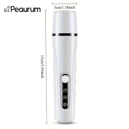 Rechargeable Pet Nail Grinder Low Noise Low Vibration for Dogs and Cats – USB Charge LED Display Safe Grooming Tool