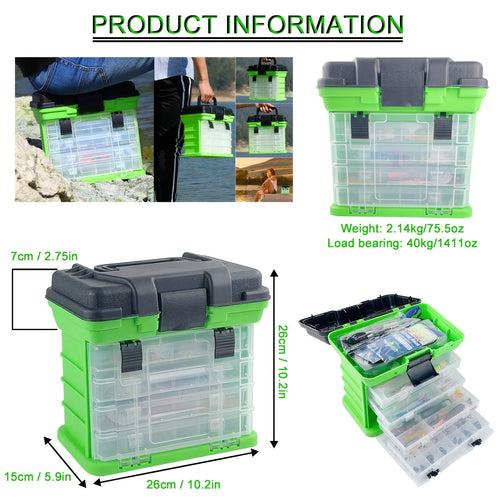 346pcs Fishing Lures Kit with Tackle Box – Crankbaits, Minnow, Spinnerbaits, Soft Baits, Jigs, Hooks, Weights & Sinkers for Freshwater Saltwater Fishing, Complete Tackle Set Gift for Men