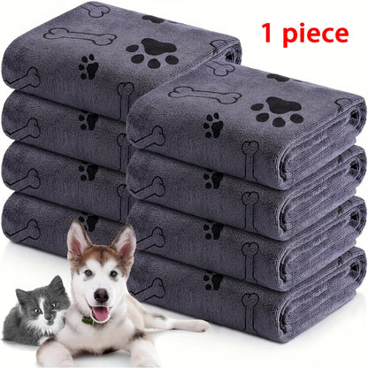 Large Pet Bath Towel for Dogs & Cats, 40x24 Inch Super Absorbent Quick Dry Microfiber Dog Towel, Soft Drying Blanket for Bathing, Grooming & Beach – Pet Supplies Gift
