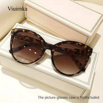Oversized Cat Eye Sunglasses for Women – Y2K Trendy Fashion Shades, UV Protection, 7 Colors Including Leopard & Floral, Lightweight Summer Eyewear for Beach, Vacation, Travel & Street Style