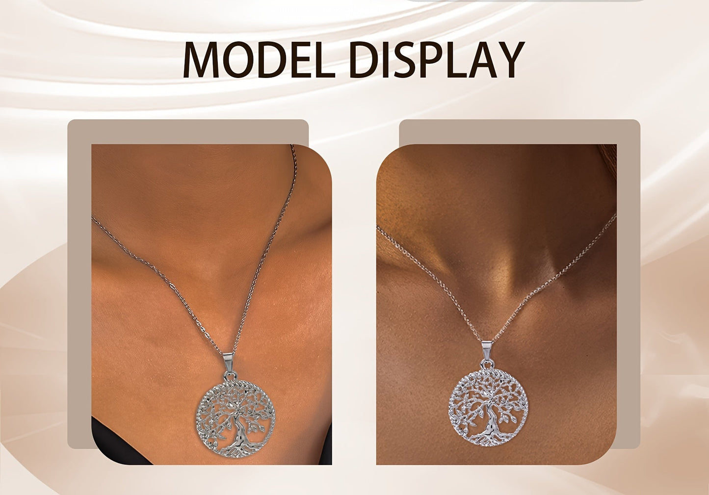 925 Sterling Silver Tree of Life Pendant Necklace for Women – Hypoallergenic Boho Vintage Style, Perfect Gift for Her, Casual & Dressy Wear