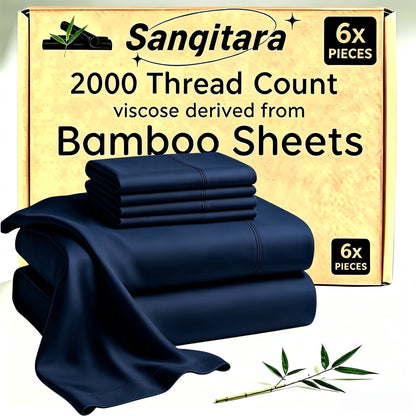 Cooling Bed Sheet Sets Bamboo Blend King Queen Full Twin – Ultra-Soft Deep Pocket Fitted Sheet for Hot Sleepers, Breathable Moisture-Wicking Lightweight Bedding White Black Apricot Gray Navy Purple