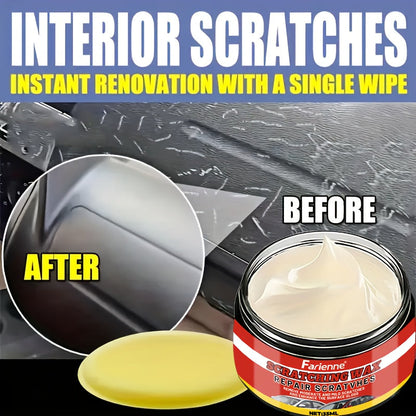 Car Scratch Remover and Swirl Mark Eliminator - Nano Shine Polish Automotive Scratch Repair Paste Kit 1.18oz with Applicator Sponge, Compatible with All Paint Colors for Vehicle Surface Restoration
