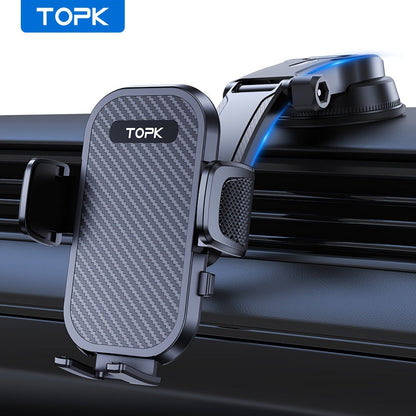 Car Phone Holder Dashboard & Air Vent Mount | 360° Adjustable, Strong Adhesion, High Stability – Universal Fit for All Smartphones, iPhone, Samsung, Android – Style A, B & Vent Mount