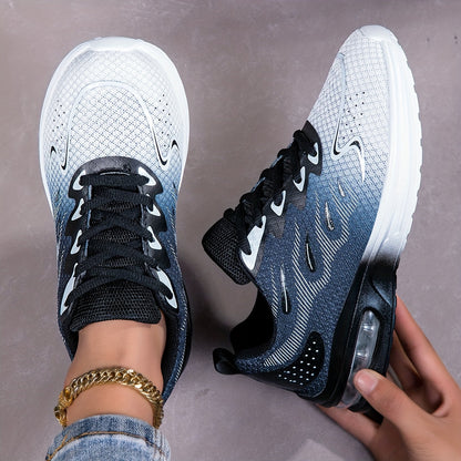 Women's Lightweight Mesh Running Shoes – Non-Slip Breathable Sneakers with Air Cushion & Arch Support for Running, Walking, Tennis, Gym & Casual Wear, Available in Multiple Colors & Sizes EU 36-43