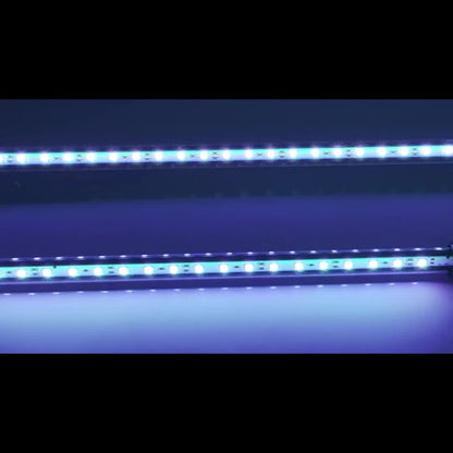 Submersible LED Aquarium Light Multicolor Underwater Fish Tank Light 7.5" to 35" - Multiple Sizes 9 to 66 LEDs for Freshwater Saltwater Aquarium Decoration