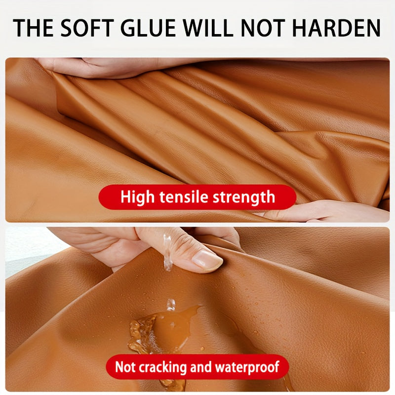 Heavy Duty Fabric Repair Glue Invisible Washable No-Sew Strong Adhesive for Car Seat Sofa Clothing Shoes Jacket - Professional Grade Instant Fix Multi-Purpose Fabric Glue Stick