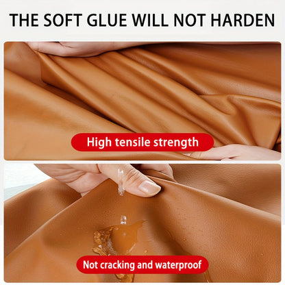 Heavy Duty Fabric Repair Glue Invisible Washable No-Sew Strong Adhesive for Car Seat Sofa Clothing Shoes Jacket - Professional Grade Instant Fix Multi-Purpose Fabric Glue Stick