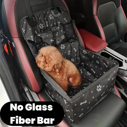 Car Dog Seat Mat Front Passenger Seat Scratch Dirt Resistant Polyester Pet Travel Seat Cover Protector All Dog Sizes Grey Black Pink White Car Interior Protection