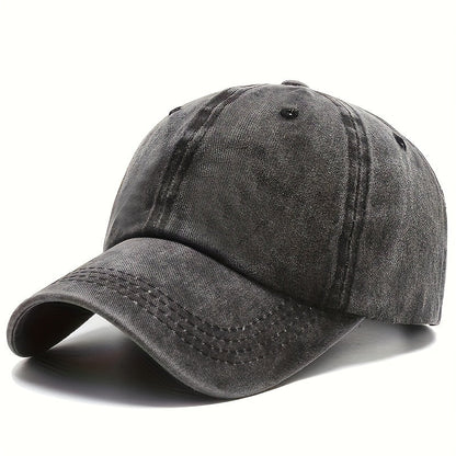 3-Pack Retro Washed Dad Hat – Adjustable Unisex Baseball Cap with Buckle, Casual Vintage Style Sports Hat for Men & Women, Neutral Colors, Durable Everyday Hat