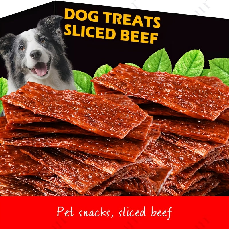 Premium Natural Beef Sticks Dog Treats – High Protein Grain-Free Beef Jerky & Molar Chews for Puppies, Adult Small Medium Large Dogs, Long-Lasting Training Rewards for All Breeds