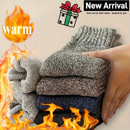 Thermal Hiking Socks 9 Pairs Unisex Thick Warm Terry Socks for Men Women Multi-Color Winter Boot Socks Cold Weather Arch Support Reinforced Toe Breathable Cozy Casual Bed Socks US Size 6-10