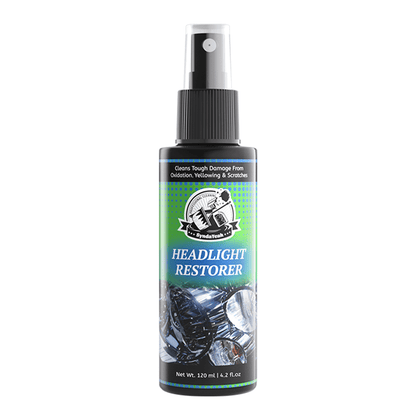 Headlight Restoration Kit Complete Care Solution – Removes Oxidation, Yellowing & Discoloration, Restores Clarity & Gloss, UV Protective Coating for Cars Trucks SUVs – DIY Headlight Lens Repair Set