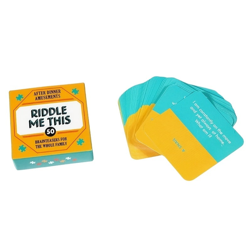 After Dinner Amusements How Well Do You Know Me 50-Question Conversation Starter Card Game for Family and Friends Portable Game Night Camping Holiday Gift