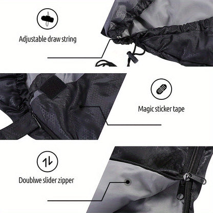 3-Season Camping Sleeping Bag with Pillow & Compression Sack – Lightweight Sleep System for Adults, Hiking Backpacking Outdoor Adventures Travel & Emergency Use, 4 Colors