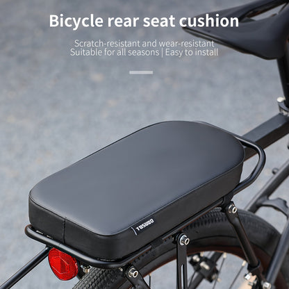 Bike Seat Cushion Cover – Comfortable PU Leather Bicycle Seat Pad with Durable Stitched Edges, Easy Install, Fits Most Bikes, Enhanced Riding Experience for Men & Women
