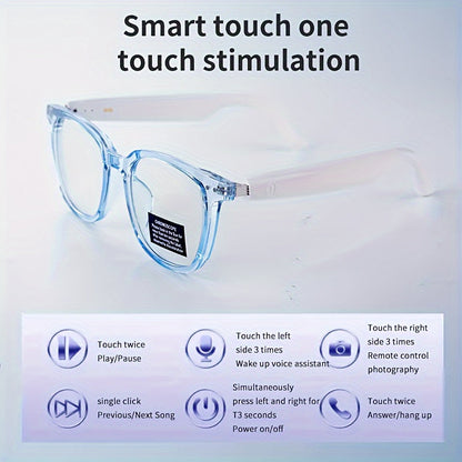 Smart Audio Glasses Bluetooth 6.0 – Auto-Dimming Photochromic Lenses, Anti Blue Light, Music & Phone Calls, Turns Into Sunglasses in Seconds, Multiple Frame Colors