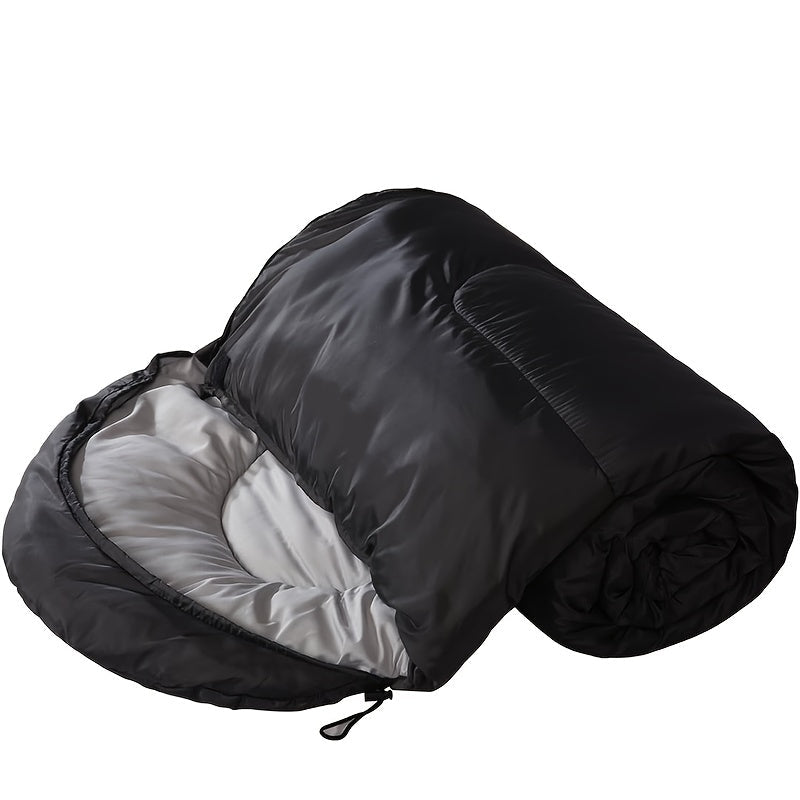 3-Season Camping Sleeping Bag with Pillow & Compression Sack – Lightweight Sleep System for Adults, Hiking Backpacking Outdoor Adventures Travel & Emergency Use, 4 Colors