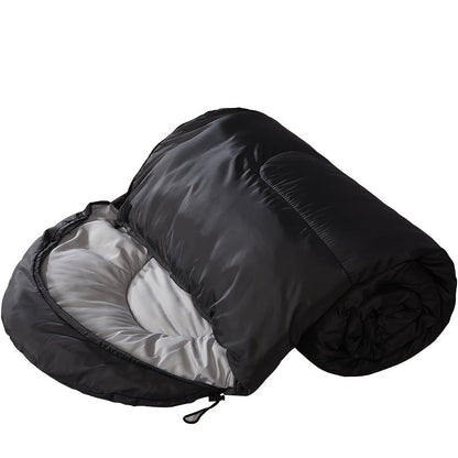 3-Season Camping Sleeping Bag with Pillow & Compression Sack – Lightweight Sleep System for Adults, Hiking Backpacking Outdoor Adventures Travel & Emergency Use, 4 Colors