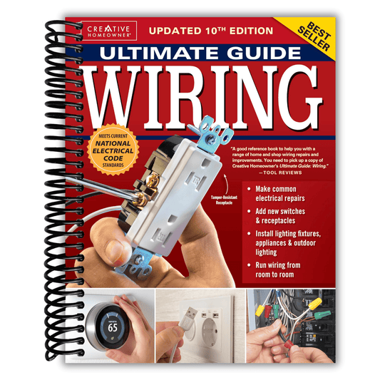 Ultimate Guide to Home Wiring 10th Edition – DIY Electrical Installations & Repairs | NEC Compliant | Switches, Outlets, LED, Smart Home, Outdoor Lighting & More