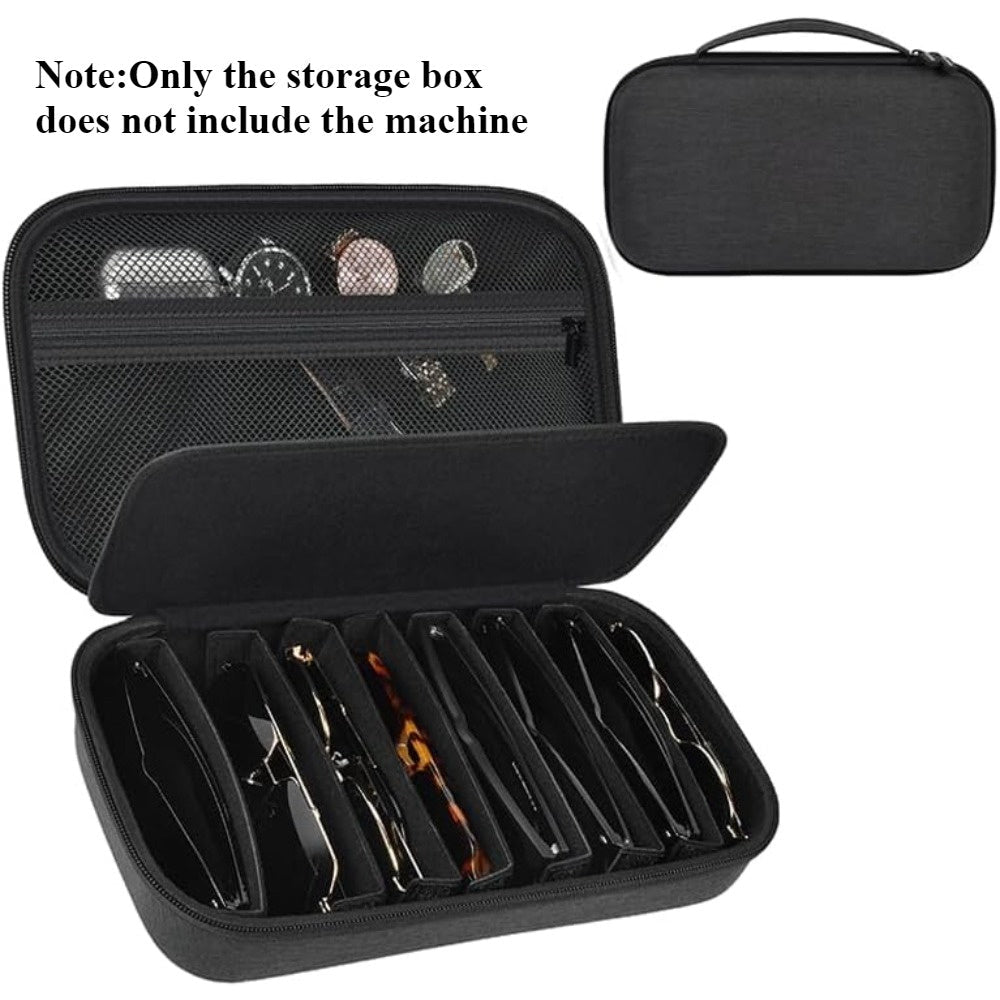 Travel Sunglasses Organizer Case for Multiple Pairs – Multi-Slot Eyeglasses Storage Holder Bag for Men & Women, Portable Hard Shell Sunglasses Box for Home & Travel, 2 to 10 Slots Available