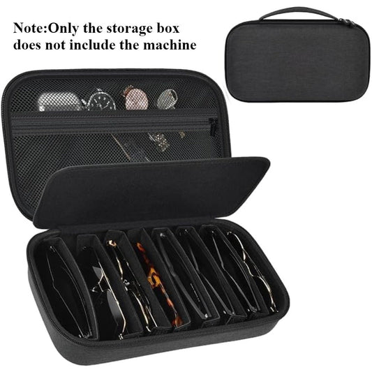 Travel Sunglasses Organizer Case for Multiple Pairs – Multi-Slot Eyeglasses Storage Holder Bag for Men & Women, Portable Hard Shell Sunglasses Box for Home & Travel, 2 to 10 Slots Available
