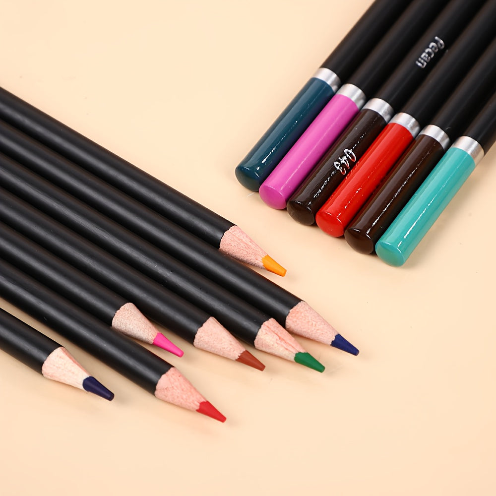 72 Color Oil-Based Colored Pencils Set for Adults Artists and Beginners Vivid Pigment Art Supplies for Drawing Sketching Coloring Creative Projects Back to School
