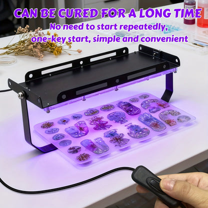 UV LED Resin Curing Lamp 96 or 144 LEDs High Power USB Plug & Play for Jewelry Making Epoxy Resin Hardening Mold Curing Resin Art Dark Violet