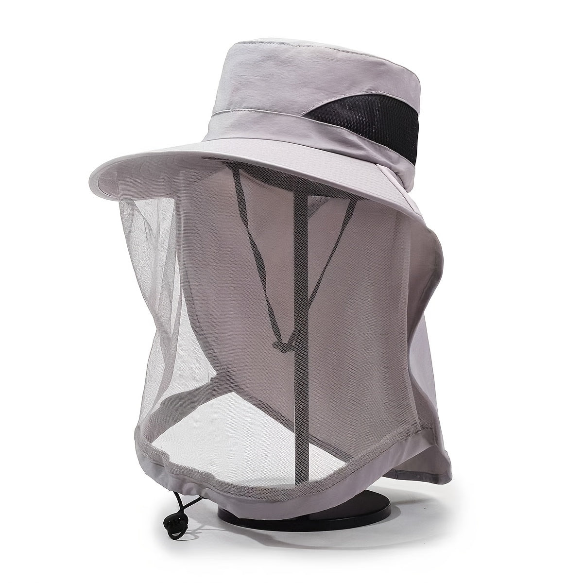 Anti-Mosquito Fishing Hat with Face Cover 2pcs Breathable Mesh Sun Hat UV Protection Insect-Proof for Men Women - Outdoor Hiking Camping Night Fishing Bee-Proof Summer Hat