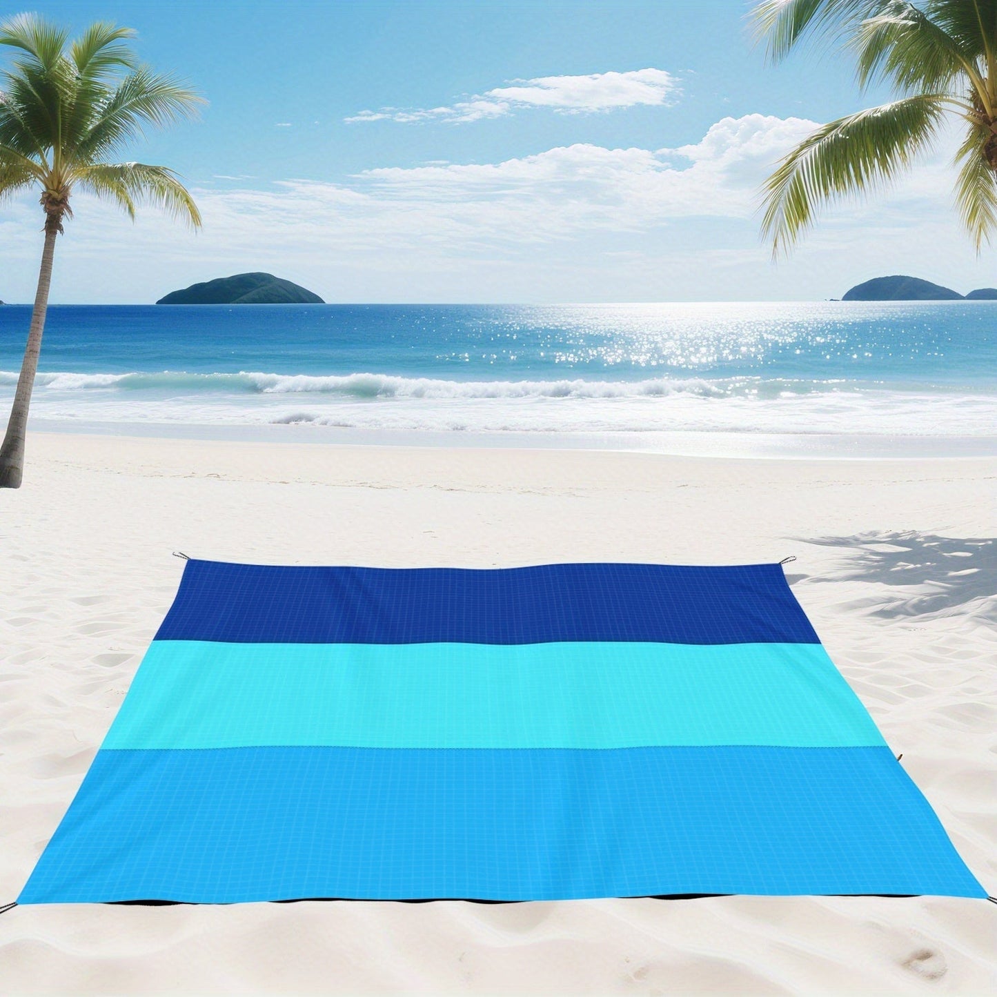Extra Large Anti Sand Beach Blanket for 4-7 People 82x78 Inch Waterproof Lightweight Sandproof Picnic Mat for Beach Camping Hiking Travel Outdoor