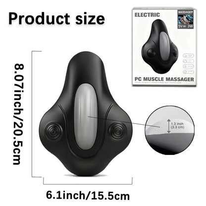 Electric Pelvic Floor Trainer – Cordless Kegel Cushion Device with 6 Vibration Modes for Pelvic Floor Exercises & Muscle Relaxation, Quiet Rechargeable Fitness Equipment for Men & Women at Home