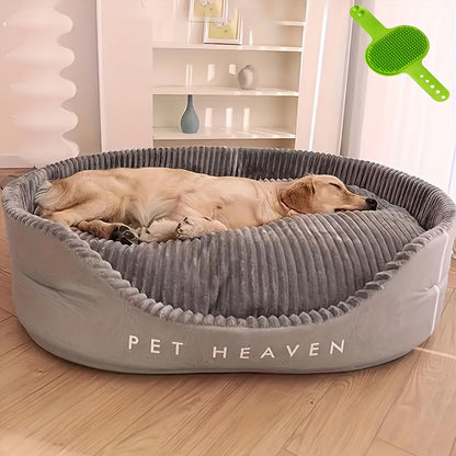 Large Dog Bed Thickened Washable - Bite Resistant Machine Washable Pet Bed for Large Dogs, All-Season Universal Design, Available in M to XXL Sizes, Durable Orthopedic Dog Mat