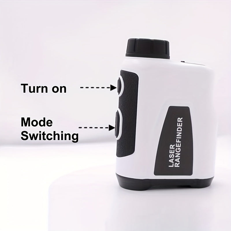 1200 Yard Laser Golf Rangefinder 6X Magnification Slope Switch Pulse Vibration Target Lock Type-C Rechargeable – Trajectory Compensation for Golf & Hunting