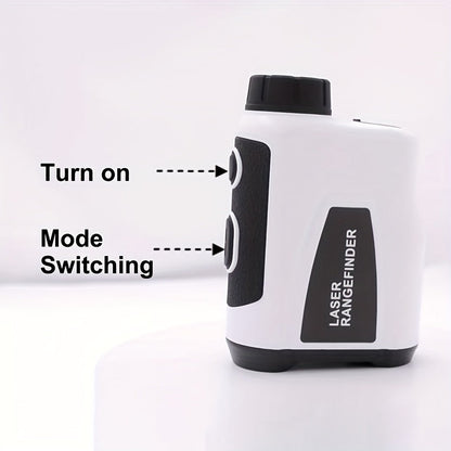 1200 Yard Laser Golf Rangefinder 6X Magnification Slope Switch Pulse Vibration Target Lock Type-C Rechargeable – Trajectory Compensation for Golf & Hunting