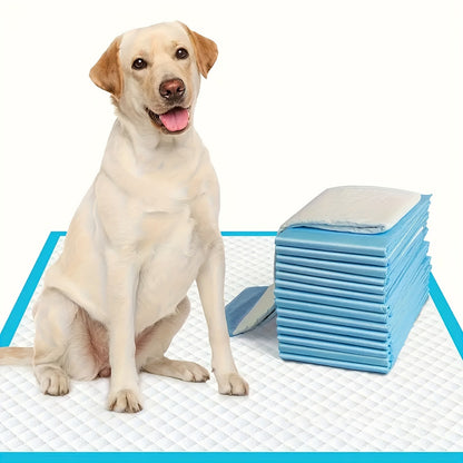 Super Absorbent Dog Pee Pads 23.6x23.6 Inch for Puppy Training & Indoor Pet Toilet Use – Leak-Proof Odor-Control Training Pads, 50 / 100 / 200 / 400 Count Bulk Value Packs