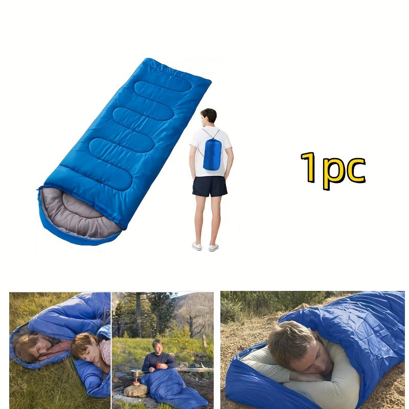Sleeping Bag 4 Season Lightweight Cold Weather 0-19°F – Envelope Design Adjustable Hood for Camping Backpacking Hiking Mountaineering Winter Travel