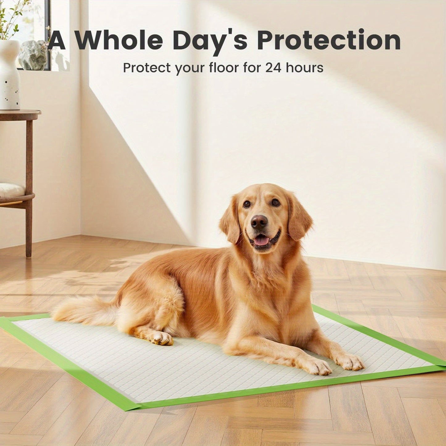 Jumbo Dog Pee Pads for Large Breeds 50 or 100 Pack – 6-Layer Super Absorbent Heavy-Duty Leakproof Puppy Training Pads, Quick-Dry Odor Control, Housebreaking Pads for Senior Dogs & Potty Training