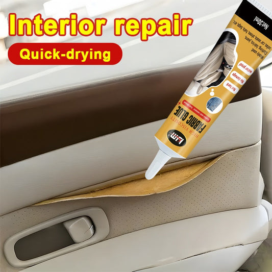 Car Interior Sealant & Plastic Repair Adhesive Kit – Seat Adhesive, Super Windproof Strip Glue & Sealing Pad for Car Body, Door, Trim & Interior Repair – Fast-Fix Auto Repair Glue