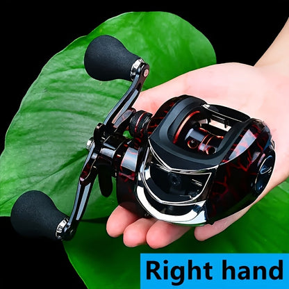 Baitcasting Reel 18+1BB High Speed Dual Braking System – 20LB Max Drag, Stainless Steel, Ergonomic Grip, Left & Right Hand, Saltwater & Freshwater Bass Carp Fishing Reel