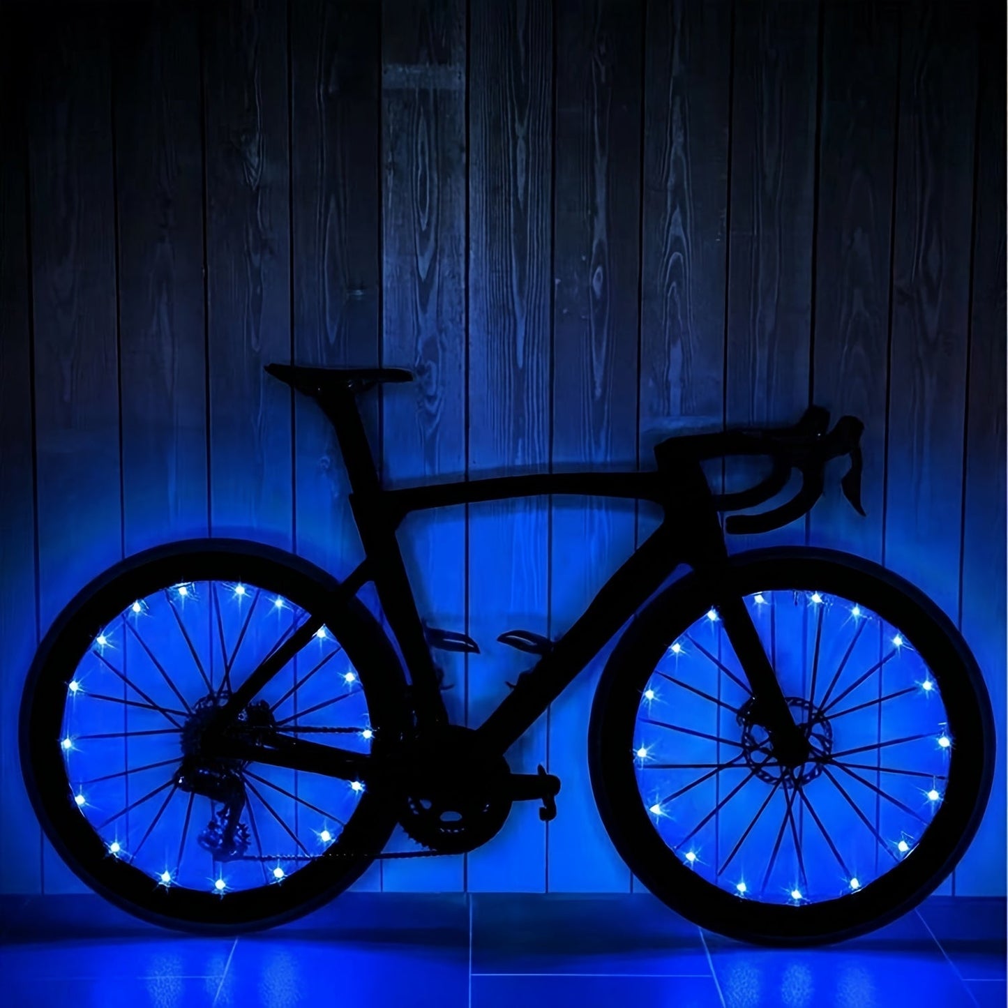 LED Bike Wheel Lights 2-Pack - Ultra Bright Bicycle Spoke Lights Safety Warning Tire Strip Light for Night Cycling, Multicolor Decoration Bike Accessories