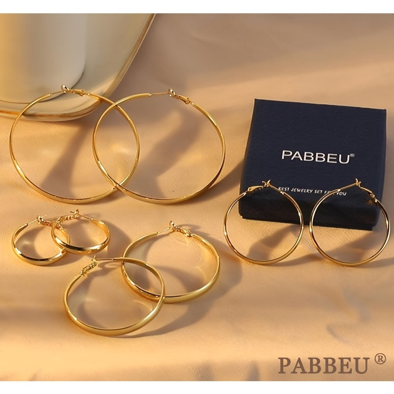 S925 Sterling Silver Large Hoop Earrings Hypoallergenic Thin Oversized Big Hoops French Minimalist Style for Women Girls Daily Vacation Jewelry