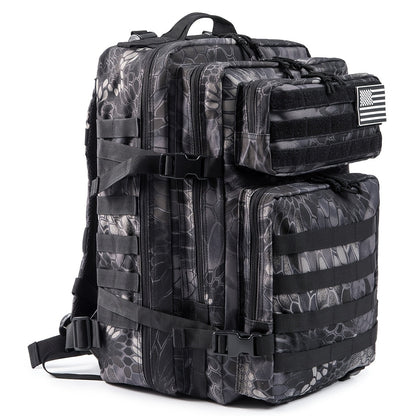 45L Tactical Backpack for Men & Women – Large Capacity Hiking Camping Travel Bag, 3-Day Bug Out Bag for Outdoor Fitness & Adventure, 13 Colors Available